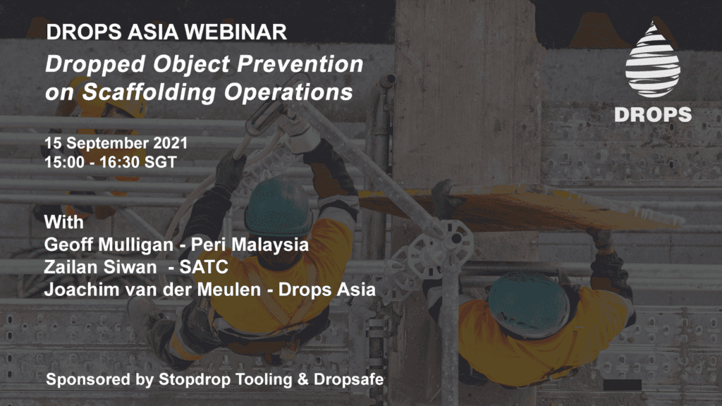 Dropped Object Prevention in the Scaffolding Industry