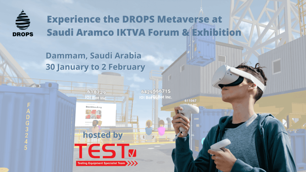 Experience the DROPS Metaverse at Saudi Aramco IKTVA Forum & Exhibition
