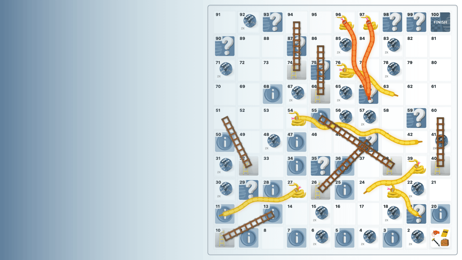 Snakes & Ladders Game Background